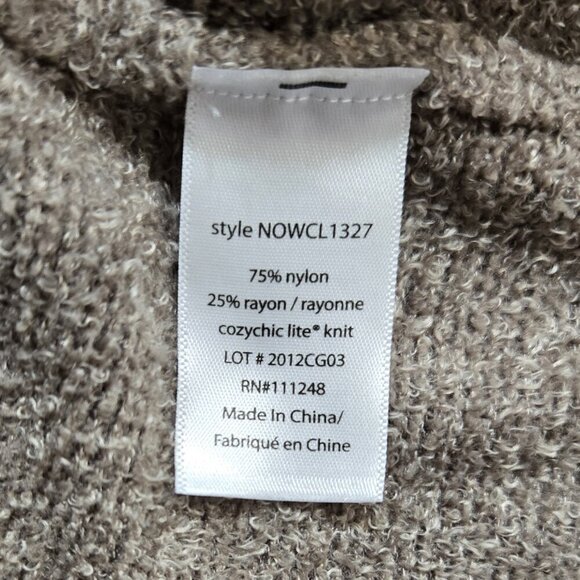 Barefoot Dreams Cozychic Lite Cocoa Open Front Long Cardigan Lounge NOWCL1327 - Picture 8 of 8